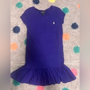Polo by Ralph Lauren Purple Kids Casual Tshirt Dress